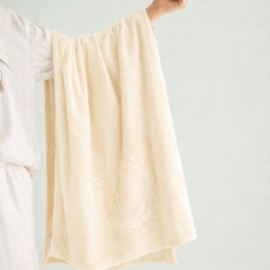 Mikropluošto kūno rankšluostis kreminis