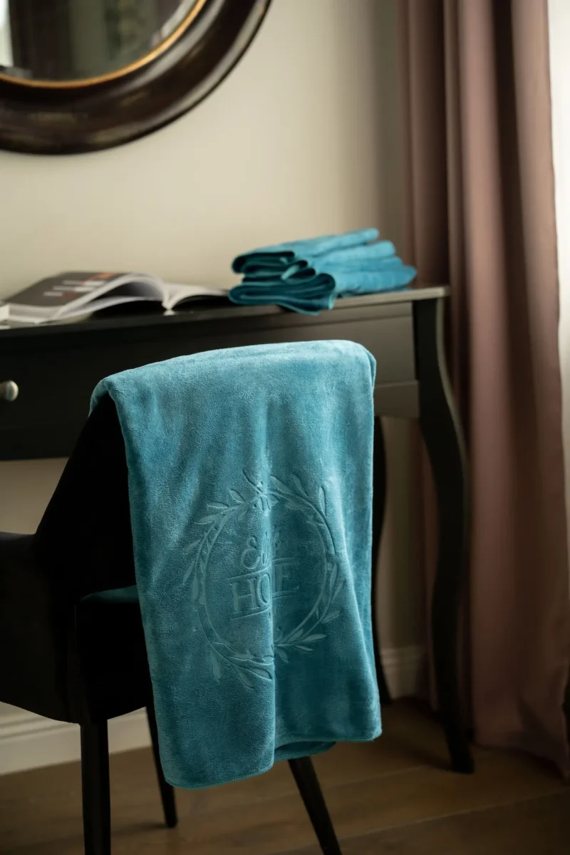 Prabangus SPA ir paplūdimio rankšluostis smaragdinis