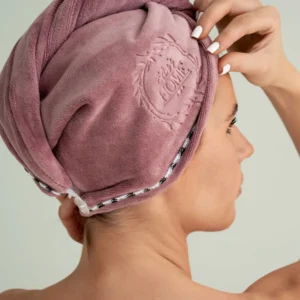 Prabangus SPA ir paplūdimio mikropluošto rankšluostis pelenų rožinis