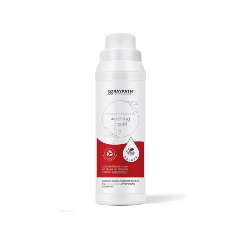 raypath-skalbiklis-spalvortiems Koncentruotas skalbiklis su nanosidabru (spalvotiems audiniams) 500 ml
