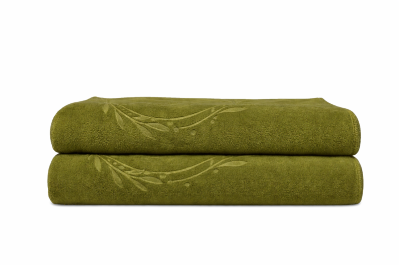 Mikropluošto kūno rankšluostis alyvuogių spalvos