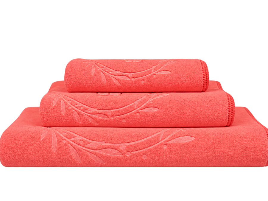 Peach Microfiber Towel Set Peach Microfiber Towel Set – Elia’s HOME